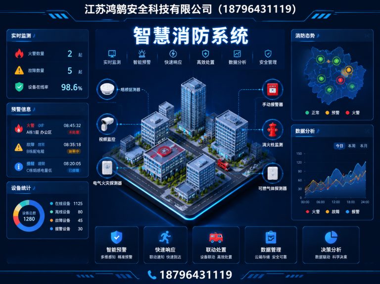 潮州智慧消防系统展示图