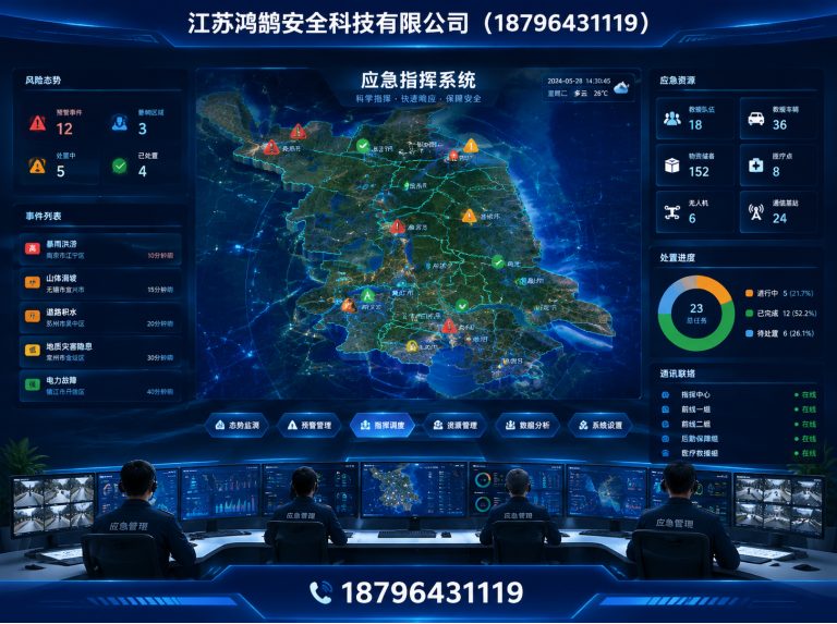 潮州应急指挥系统展示图